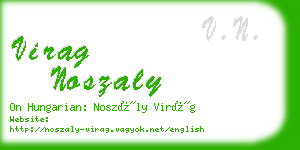 virag noszaly business card